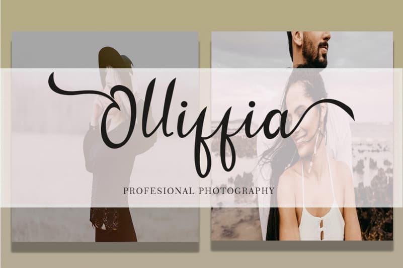Queenatha Calligraphy Font preview image 4