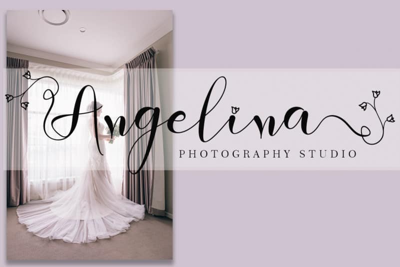 Berthessa Calligraphy Font preview image 4