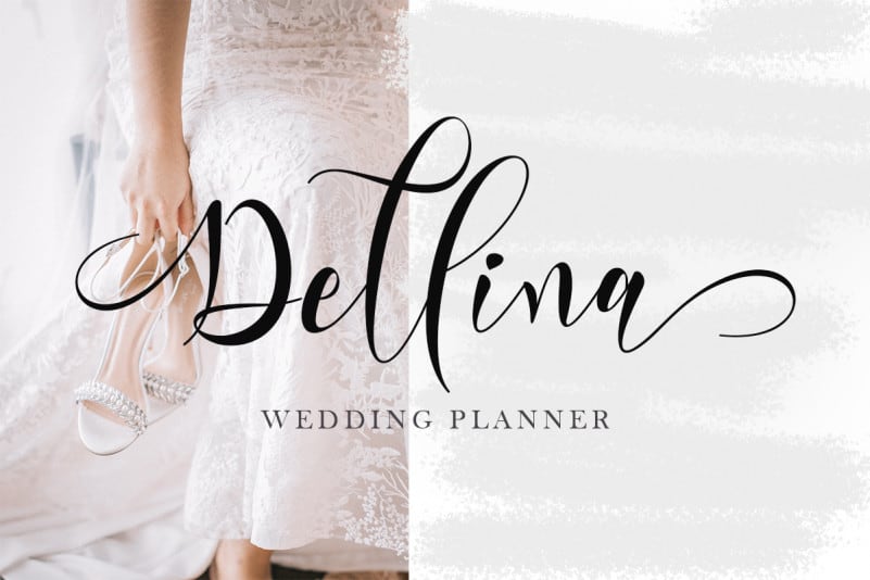 Beathria Calligraphy Font preview image 5