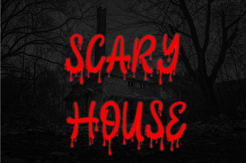Halloween Party Display Font preview image 4
