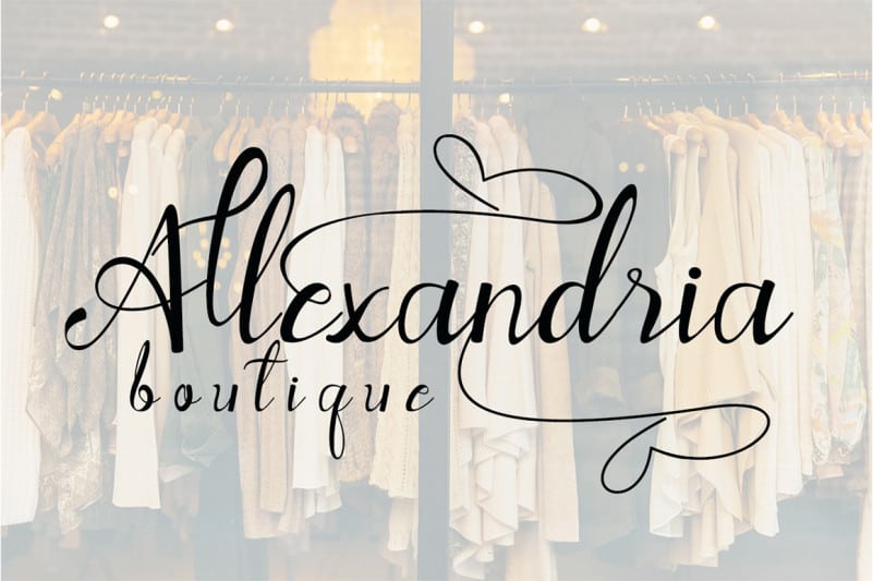 Agatha Calligraphy Font preview image 3