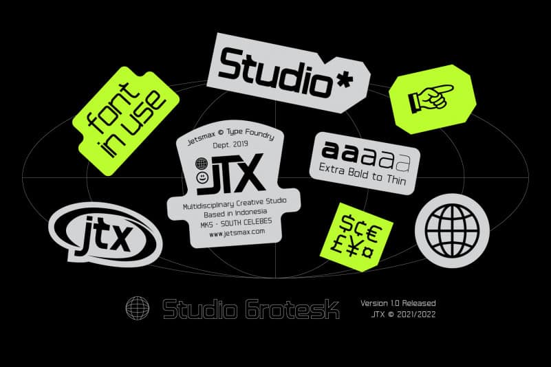 Studio Grotesk Sans Serif Font preview image 5