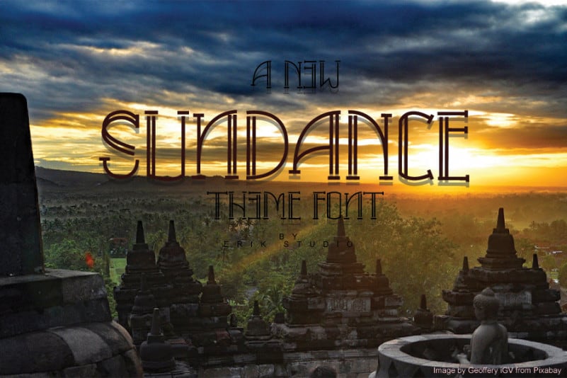 Sundance Display Font
