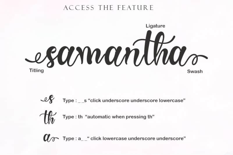 Spring Heart Calligraphy Font preview image 5