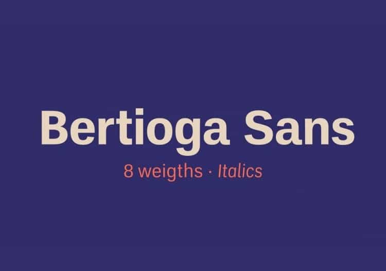 Bertioga Sans Serif Font