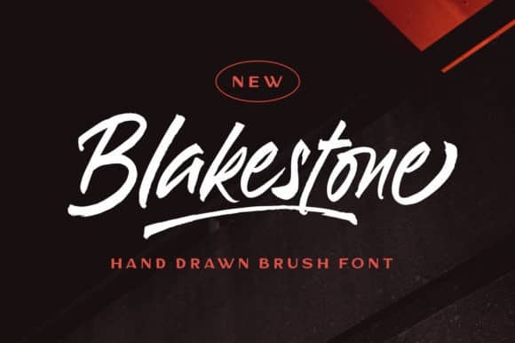 Blakestone Brush Font