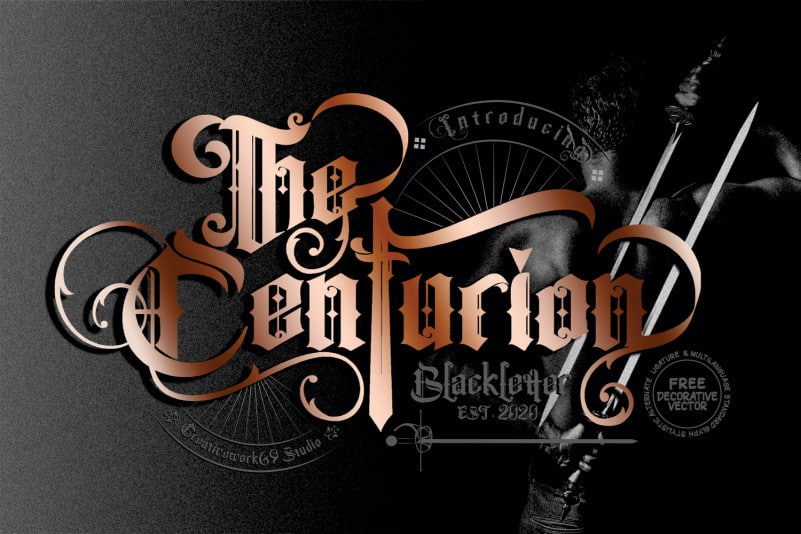 The Centurion Blackletter Font