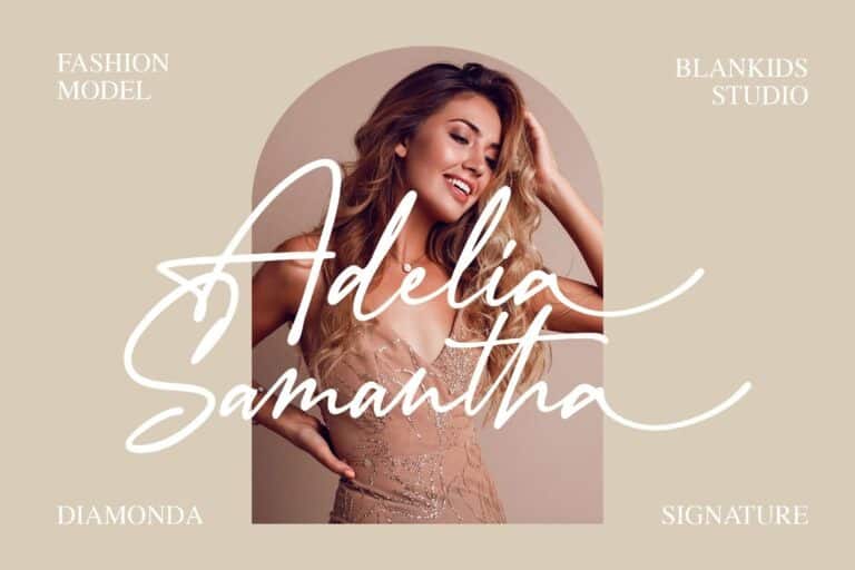 Diamonda Script Font