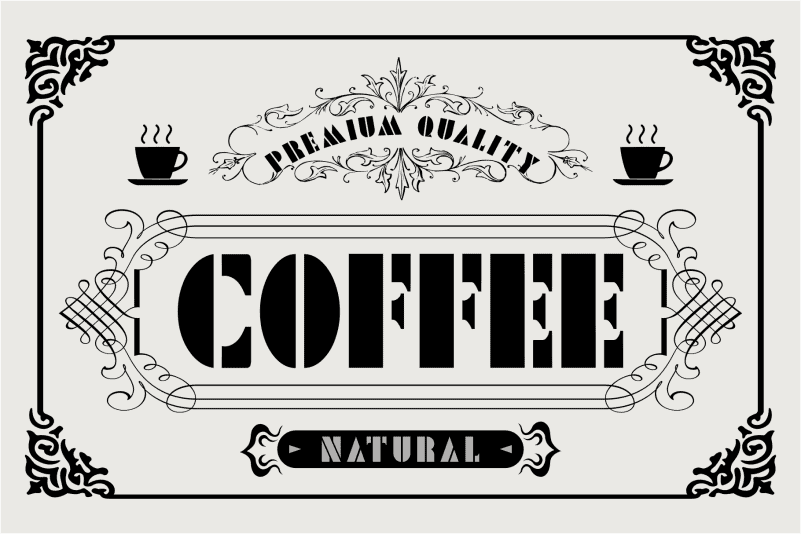 Ngopi Display Font preview image 2