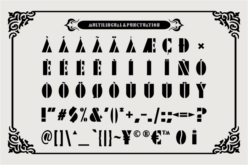 Ngopi Display Font preview image 4