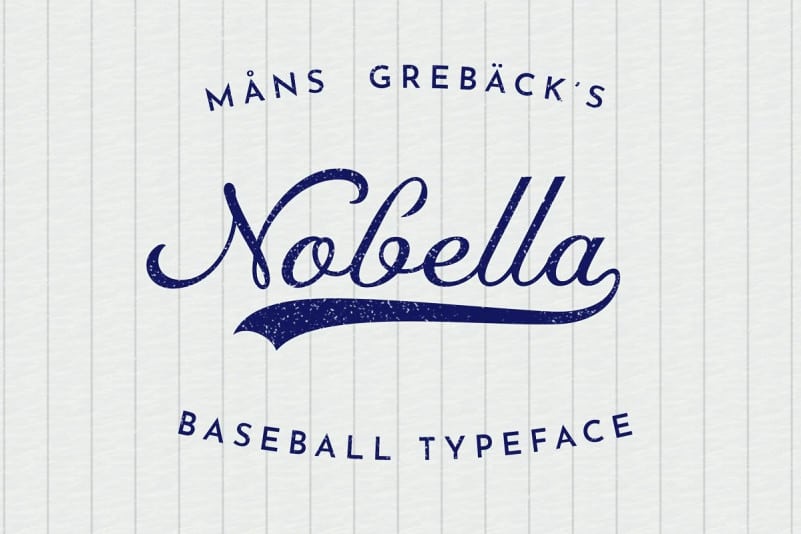 Nobella Calligraphy Font