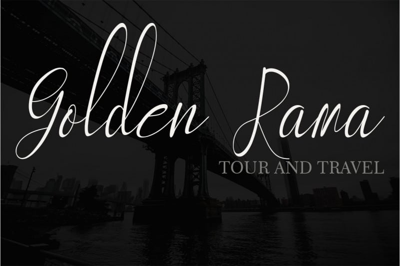 Betharia Calligraphy Font preview image 2
