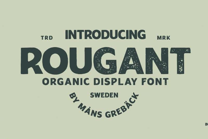 Rougant Display Font