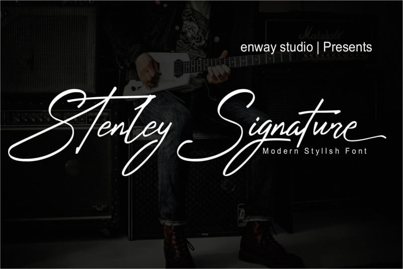 Stenley Signature Script Font
