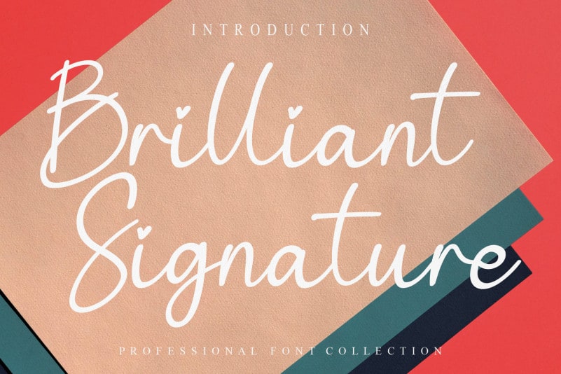 Brilliant Signature Script Font