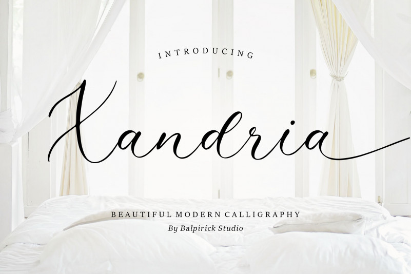 Xandria Calligraphy Font