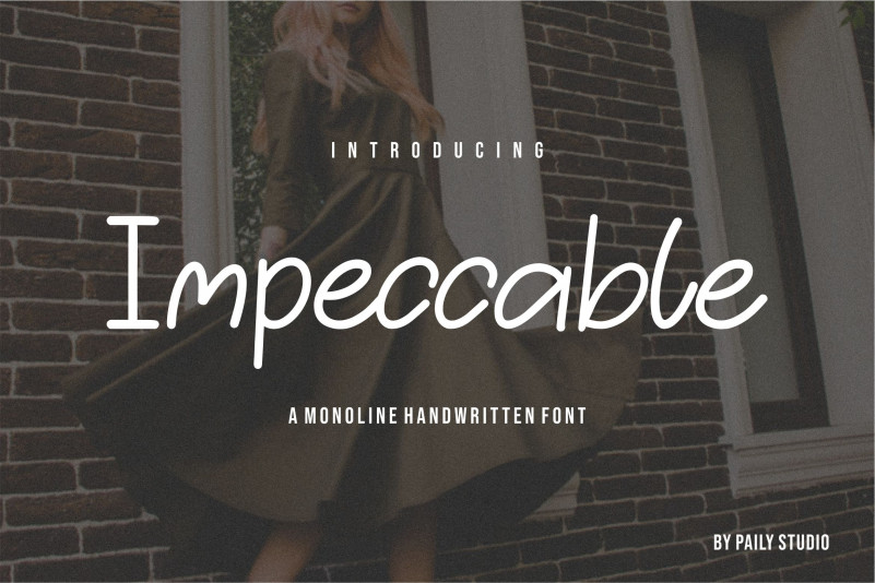 Impeccable Handwritten Font