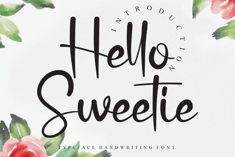 Hello Sweetie Script Font