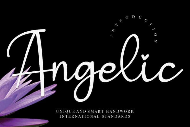 Angelic Handwritten Font