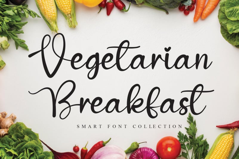 Vanilla Script Font preview image 2
