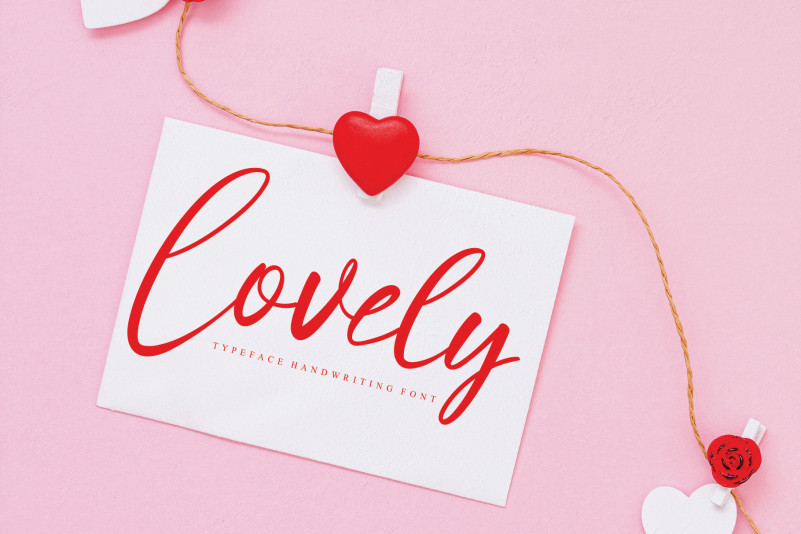 Watermelon Script Font preview image 2