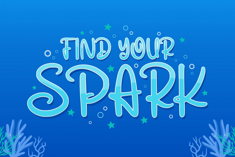 Oceanic Cocktail Display Font preview image 2
