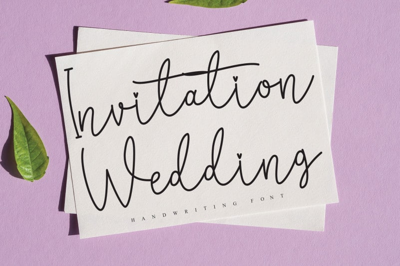 Heaven Writing Handwritten Font preview image 2