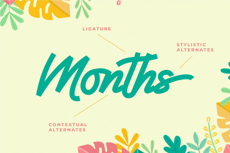 Saturnalia Font preview image 2