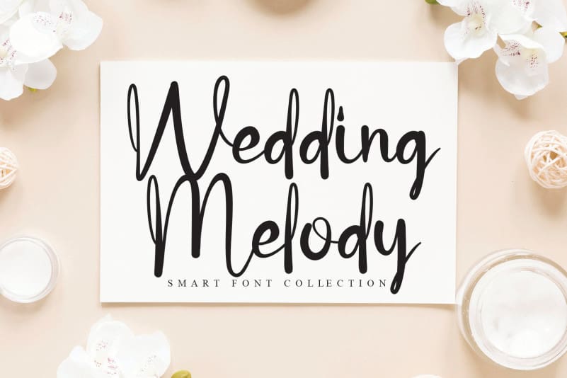 Wedding Excellent Script Font preview image 3