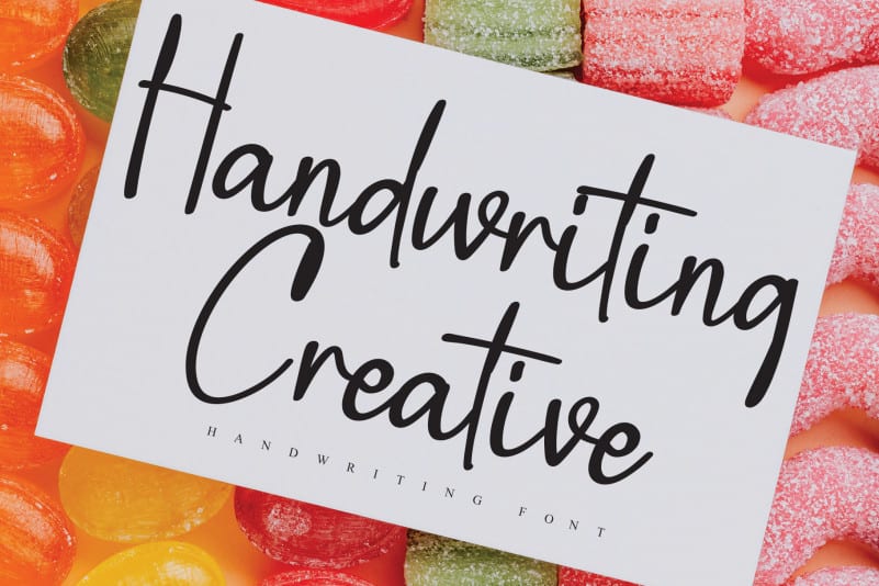Chocolate Script Font preview image 3