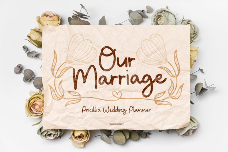 Uhudscript Font preview image 3