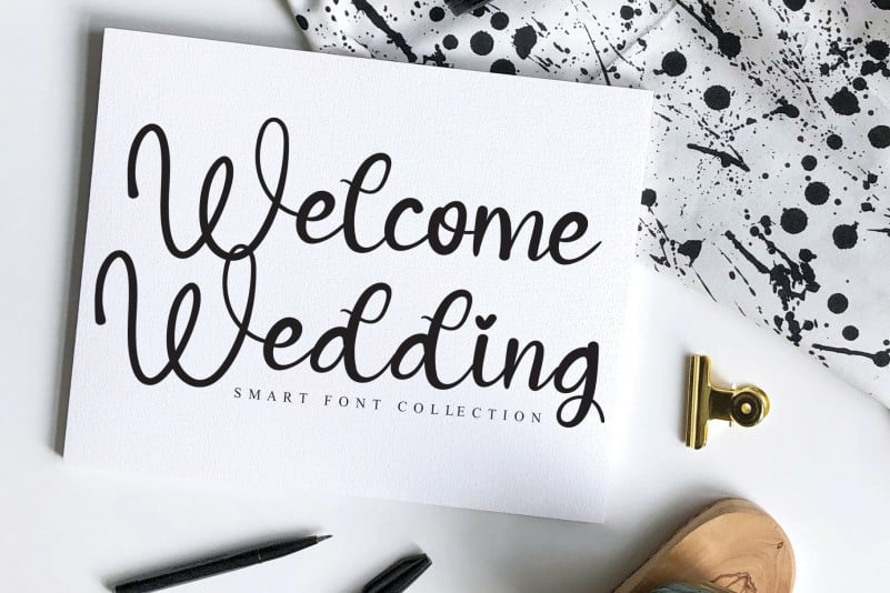 Hello Holiday Calligraphy Font preview image 3