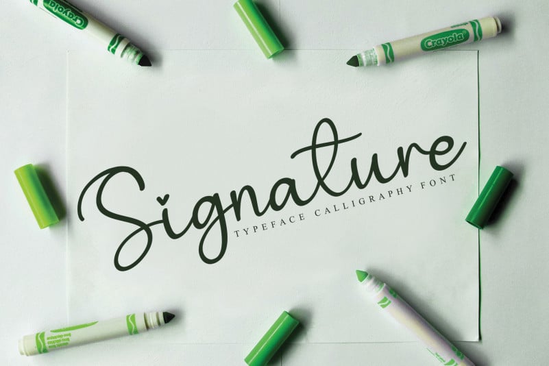 Angelic Handwritten Font preview image 3