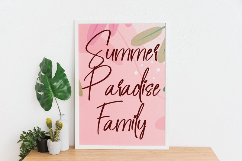 Massachusetts Script Font preview image 5