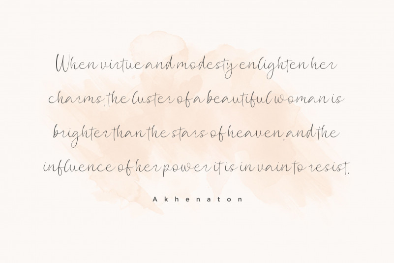 Hello Nadhira Calligraphy Font preview image 3