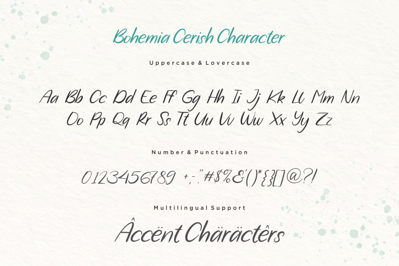 Bohemia Cerish Font preview image 4