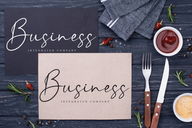Beverage Script Font preview image 5