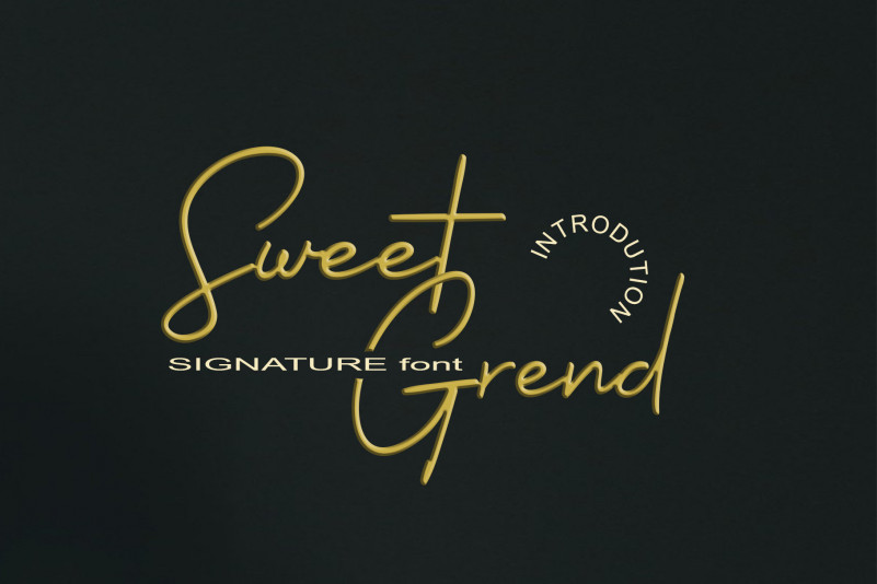Sweet Grend Handwritten Font 