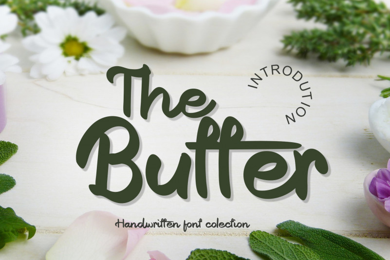 The Butter Script Font