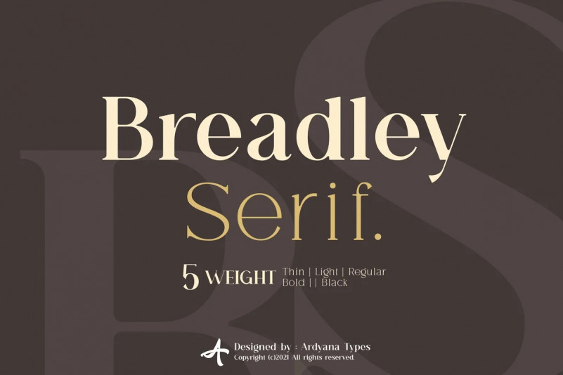 Breadley Serif Font
