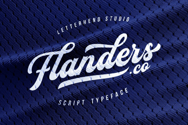Flanders Bold Script Font
