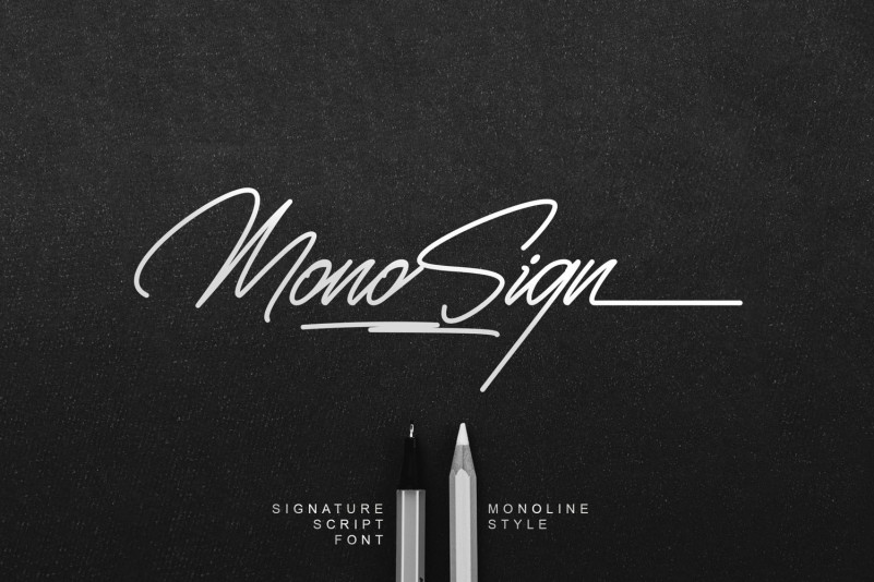 Monosign Handwritten Font