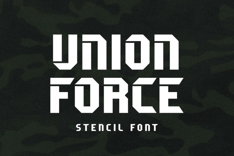 Union Force Display Font