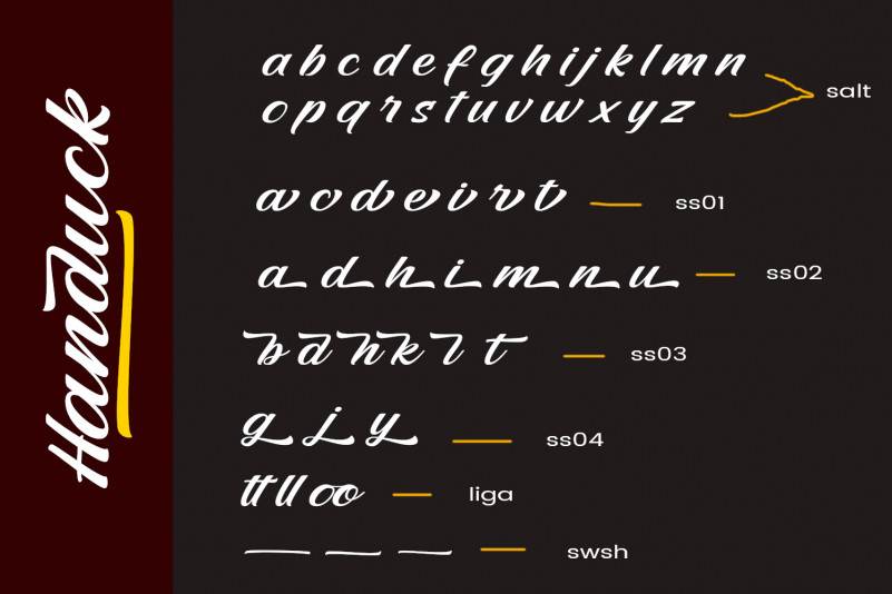 Handuck Font preview image 4
