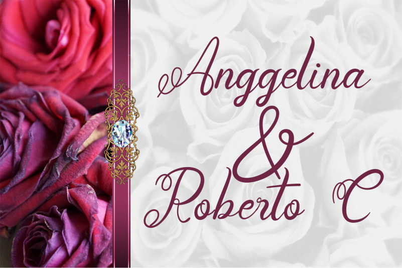 Wedding Invitation Font preview image 2