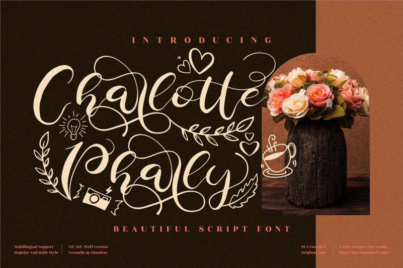 Charlotte Pharly Calligraphy Font