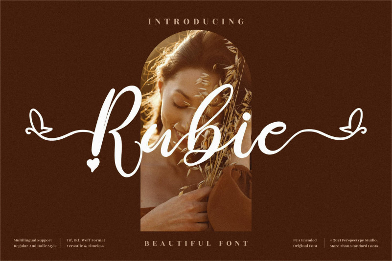 Rubie  Script Font