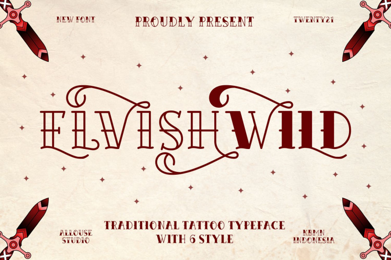 Elvishwild Display Font