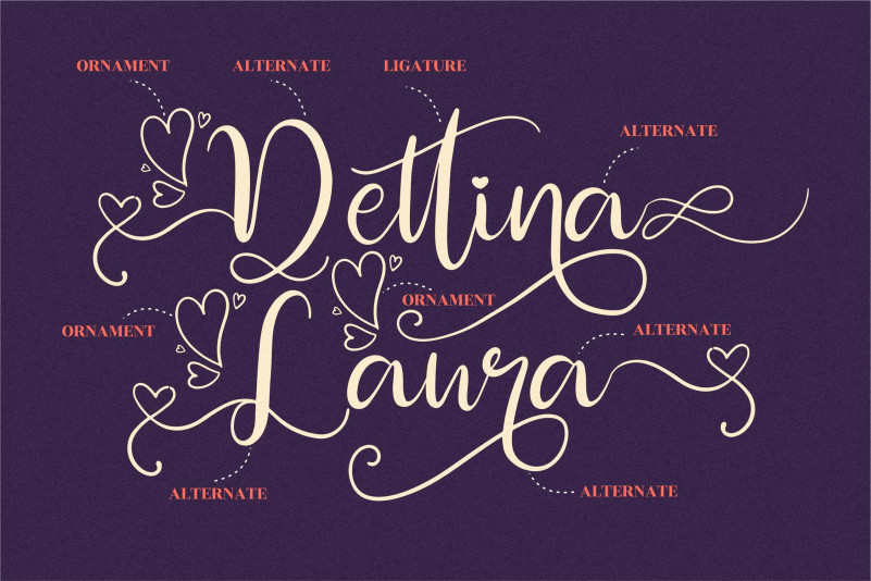 Dettina Laura Font preview image 2
