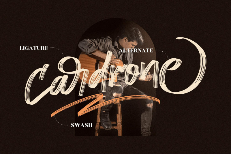 Cardrone Font preview image 3
